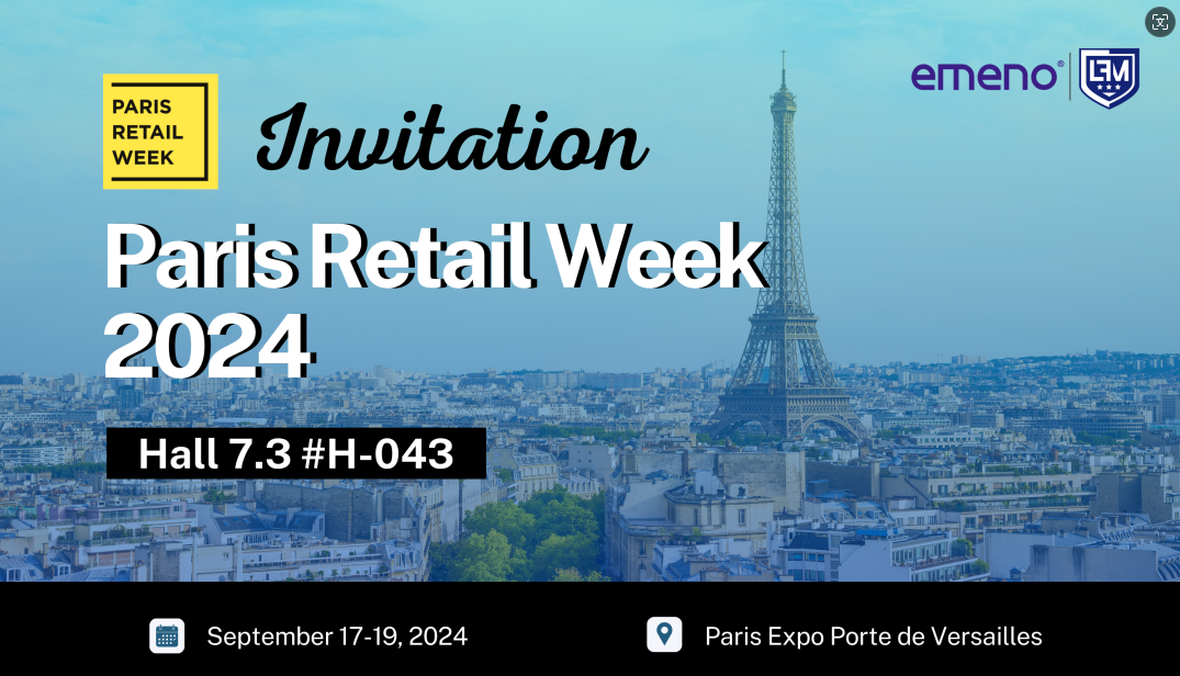 Vi vil delta på Paris Retail Week 2024-utstillingen