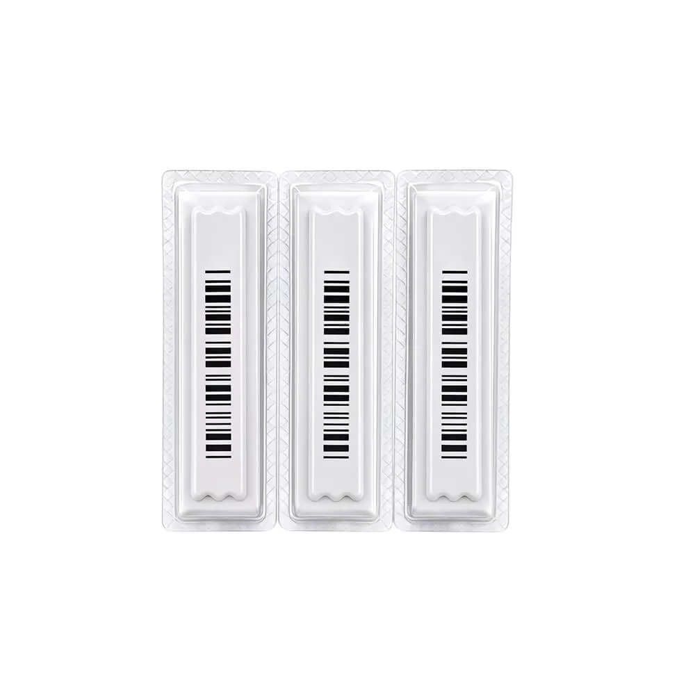 LiFangmei Technology AM Soft Label: 45×11mm, engangsbruk, egnet for tyverisikring av rengjørings- og hygieneprodukter i supermarkeder